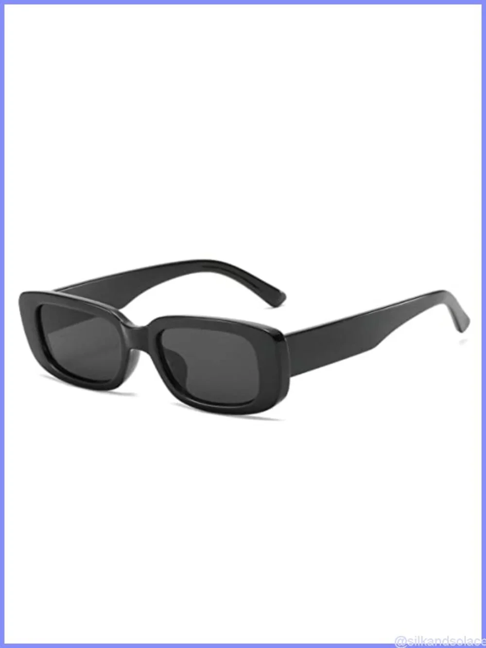 Polarized UV400 Rectangular Sunglasses Trendy Retro 90s Y2K